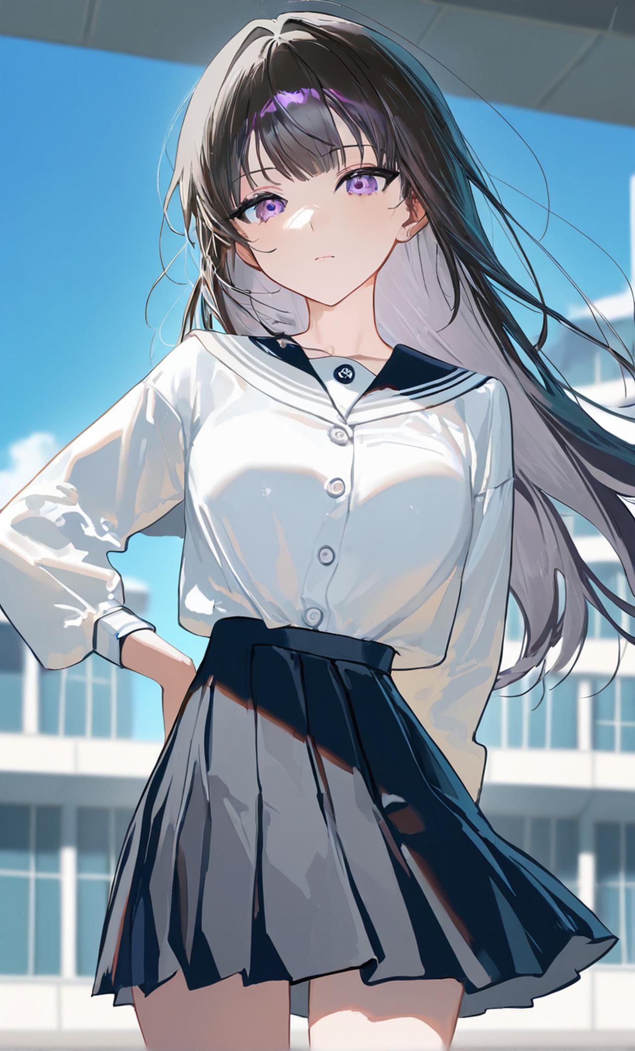 先輩、また見てます？ | AI roleplay story chat in Saylo