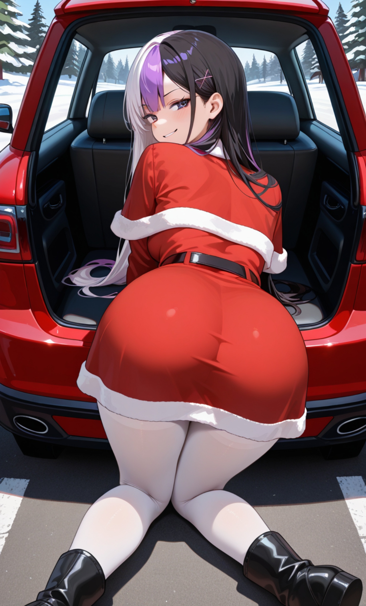 Car Trouble In The Snow